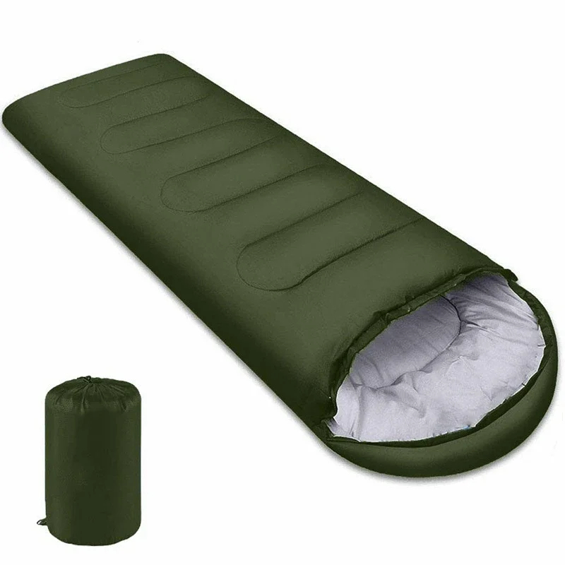 Ultralight Sleeping Bag - ถุงนอนแคมป์ปิ้งน้ำหนักเบาเป็นพิเศษกันน้ำ 4 ฤดูถุงนอนแบบซองอุ่นสำหรับเดินป่ากลางแจ้งแบกเป้เดินทาง