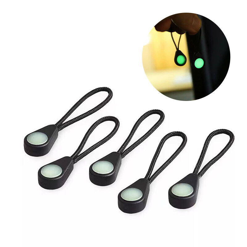 Outdoor Camping Show - 20/10pcs Luminous Zipper PULLER ชุดเหมาะสําหรับเครื่องหมายสําหรับเสื้อแจ็คเก็ต Rucksacks