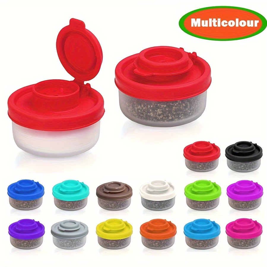 Kitchen Outdoor Camping - 1 กระบอกใส่เกลือและพริกไทยขนาดเล็ก, ภาชนะใส่เกลือกันความชื้นสำหรับการตั้งแคมป์, ปิกนิก, ห้องครัวกลางแจ้ง, กล่องอาหารกลางวัน,