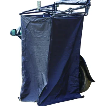 Outdoor Camping Showers - เต็นท์อาบน้ำข้างรถสำหรับฤดูร้อน น้ำหนักเบา ขนาด 4x4 สำหรับตั้งแคมป์กลางแจ้ง โครงอะลูมิเนียม