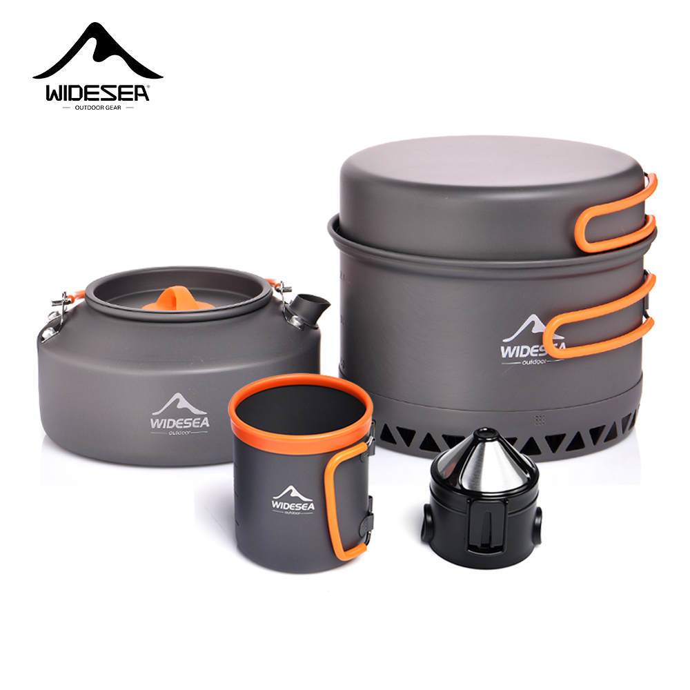 Outdoor Camping Kitchen With Sink - Camping Tableware ชุดเครื่องครัวกลางแจ้งหม้อกาต้มน้ําท่องเที่ยวถ้วยกาแฟ filte อุปกรณ์ครัวเกียร์เครื่องครัวเดินป่าปิคนิคท่องเที่ยว
