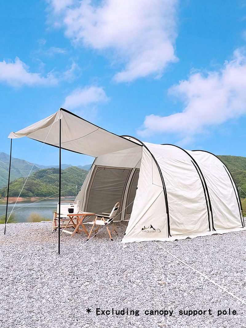 Jinli Outdoor Camping - Camping SUV เต็นท์หางด้วงอุโมงค์เต็นท์ครีมกันแดดกันน้ํากลางแจ้งพื้นที่ขนาดใหญ่เต็นท์ครอบครัวสําหรับ 4-6 คนเต็นท์หางรถ