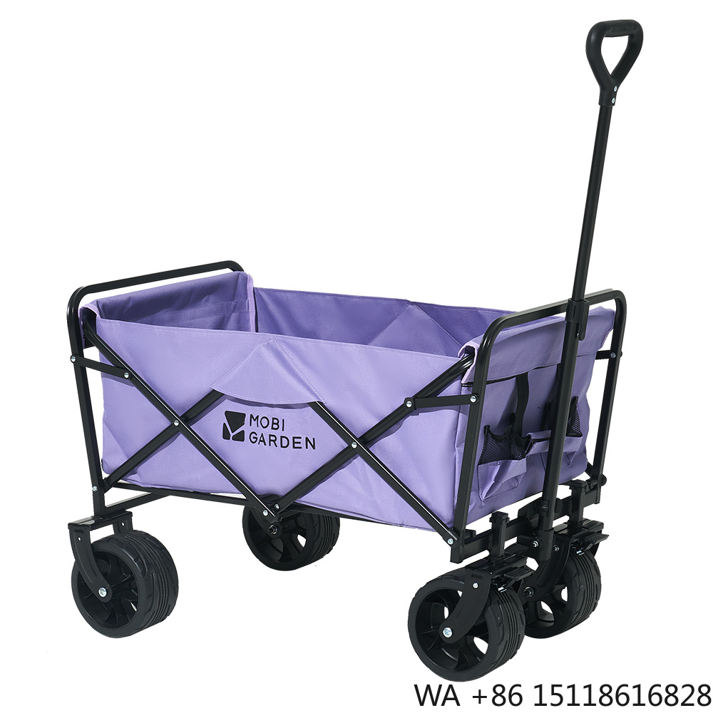 Outdoor Camping Folding Table - รถเข็นพับได้สี่ล้อ Mobi Garden สำหรับใช้งานพิเศษกับรถแคมป์ปิ้งและรถเข็นแคมป์