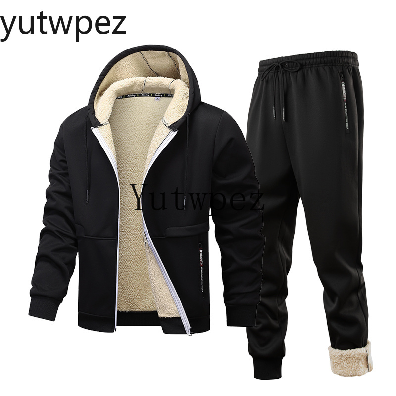 Outdoor Camping Brand - เสื้อแจ็คเก็ตกันหนาวมีฮู้ด ชุดวิ่งเดินป่ากลางแจ้ง ผ้าฟลีซ ชุดเซ็ตแฟชั่นแบรนด์ดัง ชุดวอร์มปั่นจักรยาน แคมป์ปิ้ง