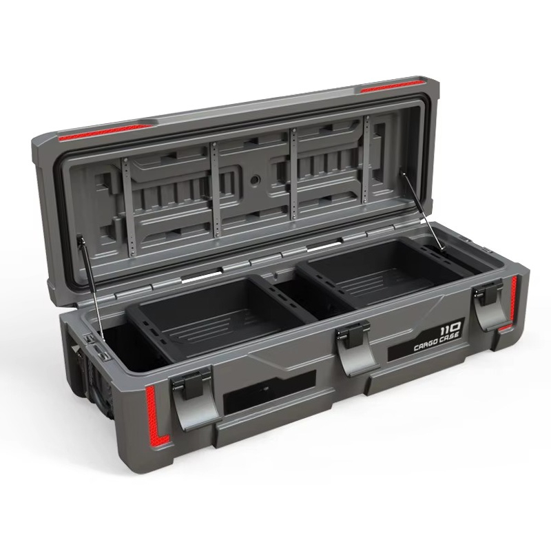 Outdoor Camping Storage Box - อุปกรณ์แคมป์ปิ้งกลางแจ้ง 4x4 รุ่นใหม่ กล่องเก็บเครื่องมือพลาสติก 110 ช่อง