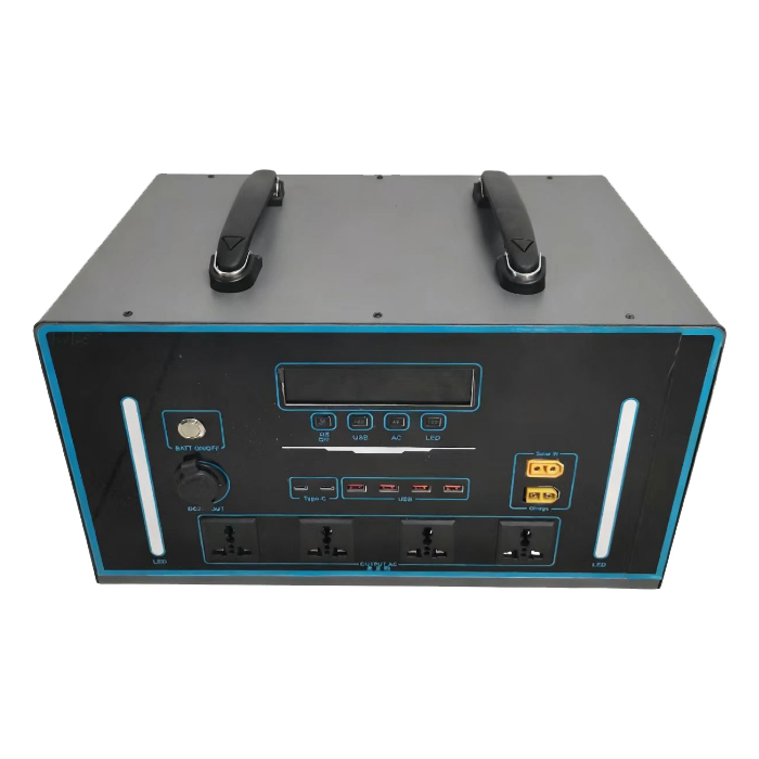 Portable Power Station - แบตเตอรี่ AC 2000w 2500w Lifepo4 พร้อมระบบ