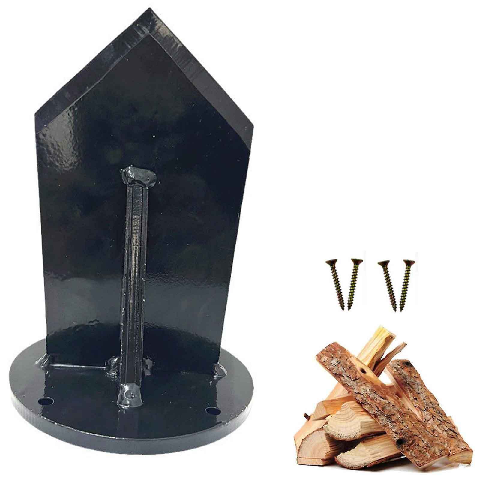 Outdoor Camping Fireplace - เครื่องผ่าฟืนเหล็กคาร์บอนแบบตั้ง ปลอดภัย ใช้สำหรับเตาผิง ตั้งแคมป์กลางแจ้ง