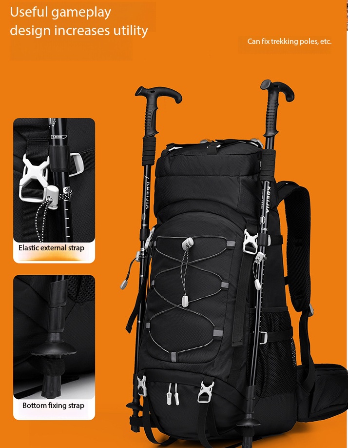 กระเป๋าเป้สะพายหลังเดินป่าขนาด - Outdoor Camping Backpack บทวิจารณ์และราคา
