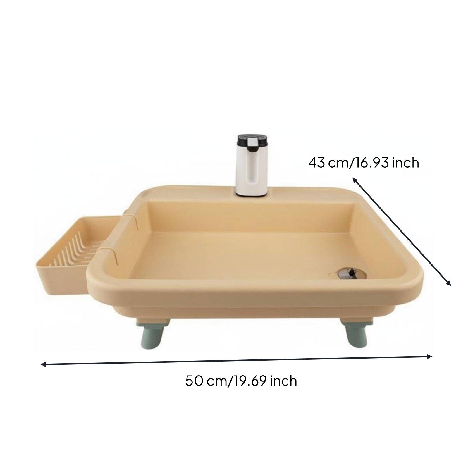 อ่างล้างมือแบบพกพาสำหรับการตั้ - Outdoor In Camping บทวิจารณ์และราคา