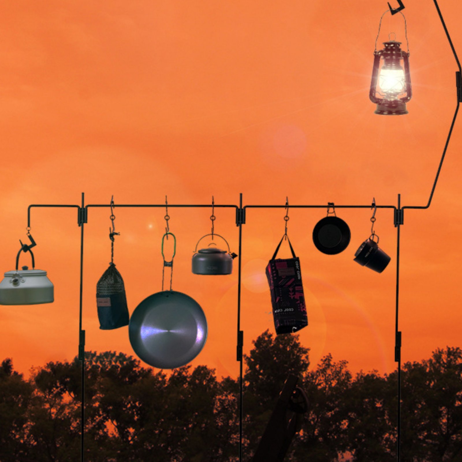 ขาตั้งโคมไฟสำหรับตั้งแคมป์ แบบ - Kitchen Outdoor Camping บทวิจารณ์และราคา