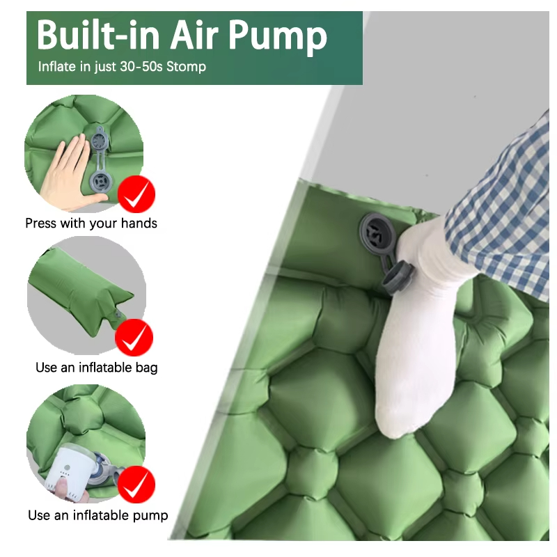 ที่นอนเป่าลมสำหรับตั้งแคมป์กลา - Outdoor In Camping บทวิจารณ์และราคา