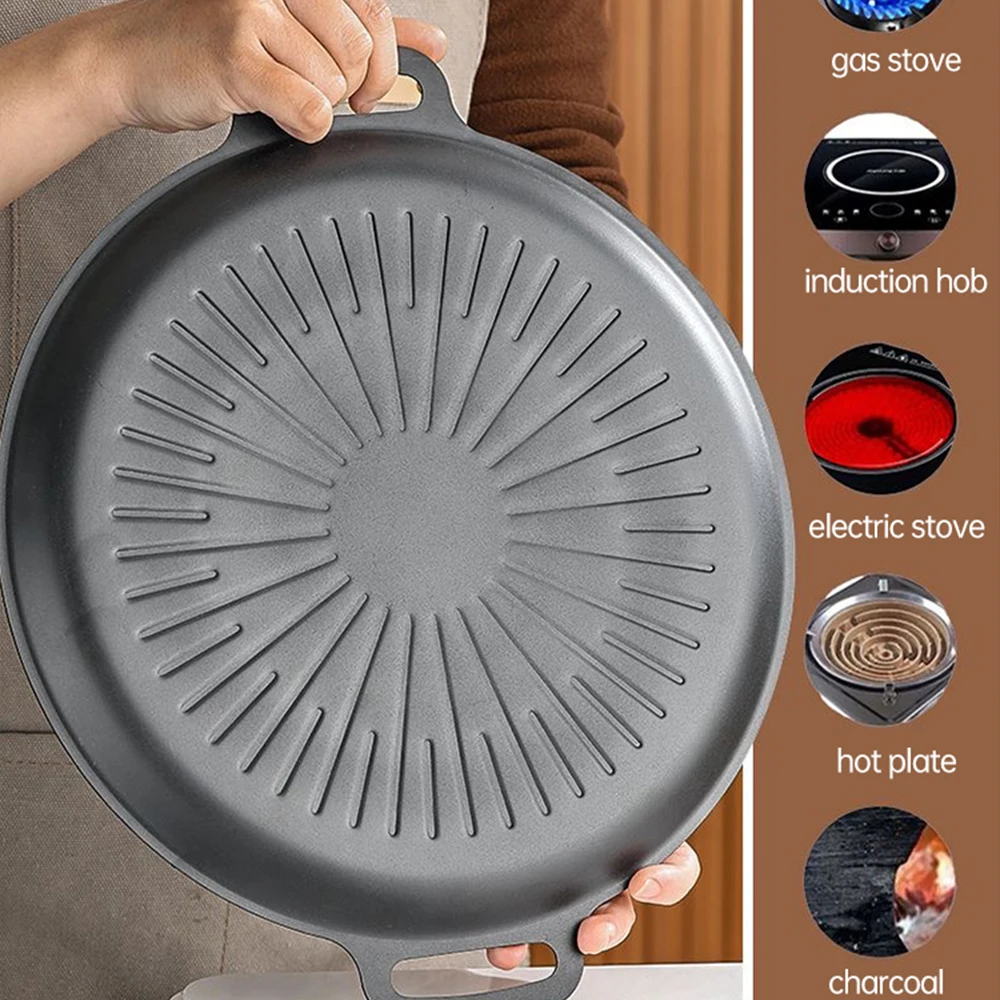 กระทะย่างบาร์บีคิวกลางแจ้งขนาด - Kitchen Outdoor Camping บทวิจารณ์และราคา