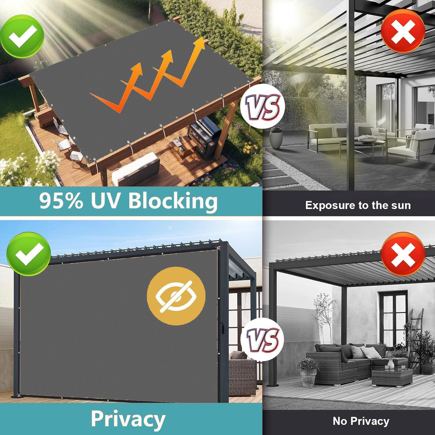 ผ้าใบกันน้ำแบบมีห่วงร้อย สำหรั - Outdoor Camping House บทวิจารณ์และราคา