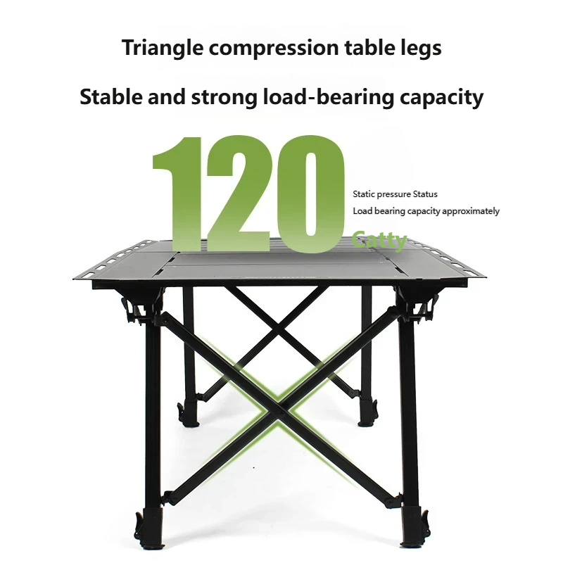 โต๊ะพับอลูมิเนียมอัลลอยแบบพกพา - Outdoor Camping Folding Table บทวิจารณ์และราคา