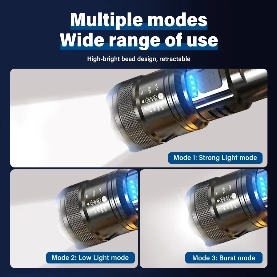 ไฟฉาย LED สว่างเป็นพิเศษ USB ช - Outdoor Camping And Fishing บทวิจารณ์และราคา