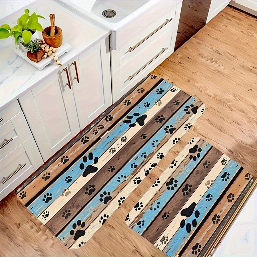 1PC Paw พิมพ์รูปแบบห้องครัวพรม - Outdoor Camping Kitchen With Sink บทวิจารณ์และราคา
