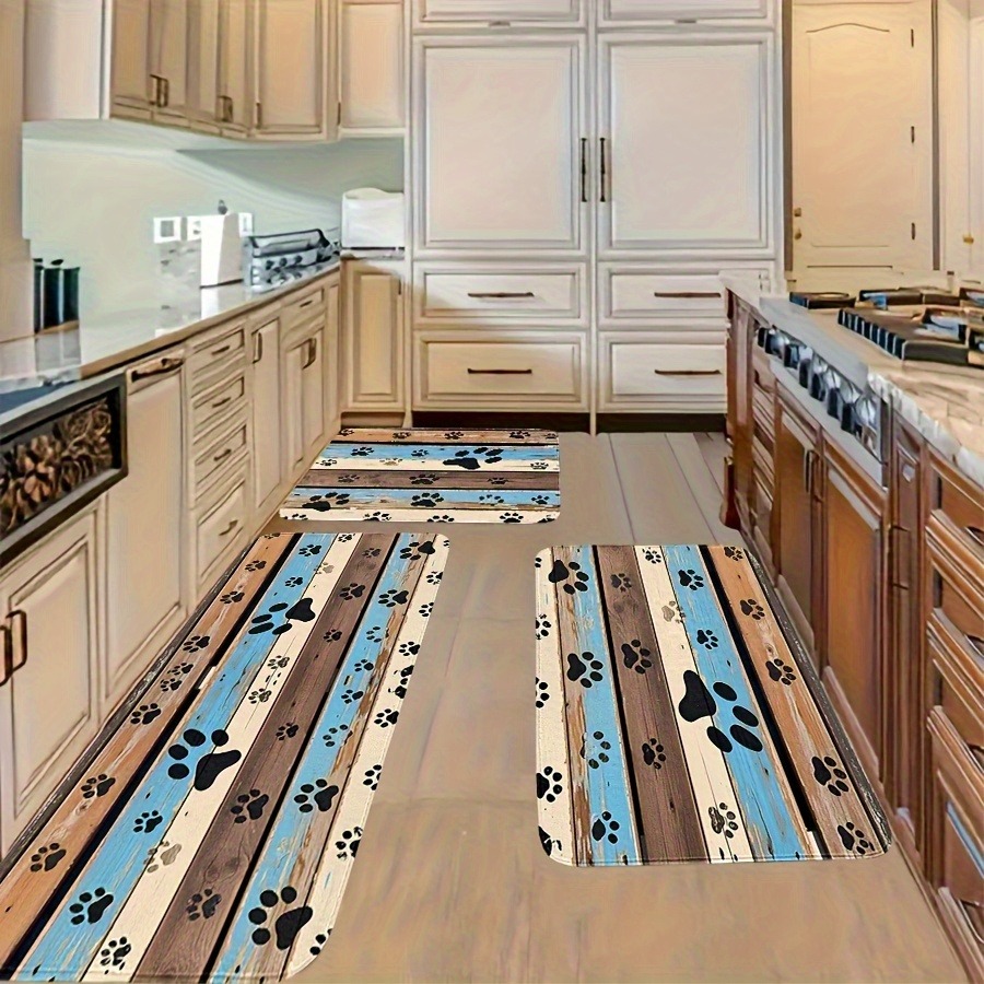 1PC Paw พิมพ์รูปแบบห้องครัวพรม - Outdoor Camping Kitchen With Sink บทวิจารณ์และราคา