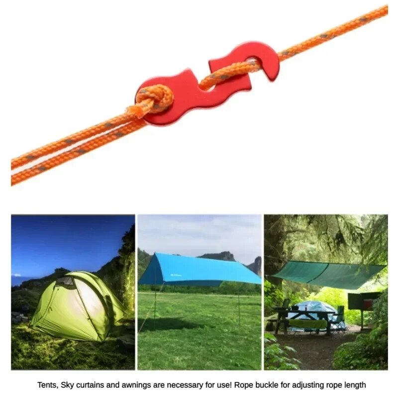 10pcs ปรับ Camping เต็นท์เชือก - Outdoor Camping Extension Cord บทวิจารณ์และราคา