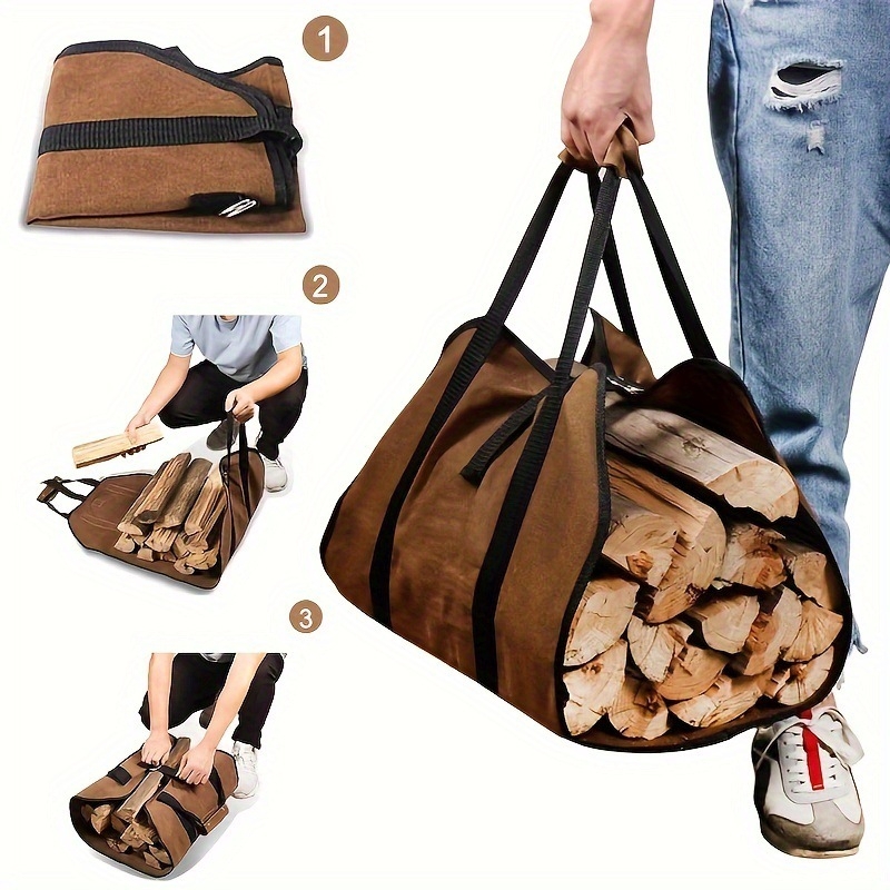 กระเป๋าใส่ฟืนสำหรับเตาผิง กระเ - Outdoor Camping Fireplace บทวิจารณ์และราคา