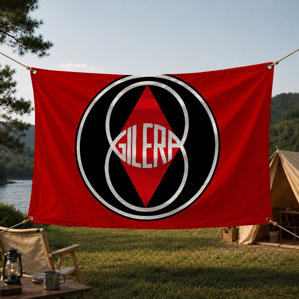 G-Gilera Moto Brand ธงกลางแจ้ง - Outdoor Camping Brand บทวิจารณ์และราคา