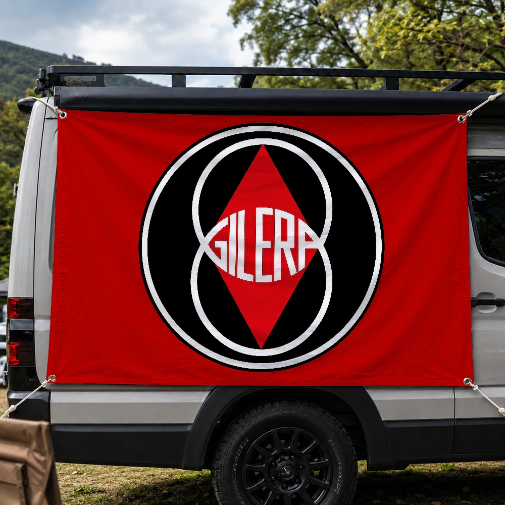 G-Gilera Moto Brand ธงกลางแจ้ง - Outdoor Camping Brand บทวิจารณ์และราคา