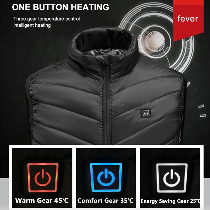เสื้อกั๊กทำความร้อนไฟฟ้าสำหรับ - Outdoor Camping Zone บทวิจารณ์และราคา