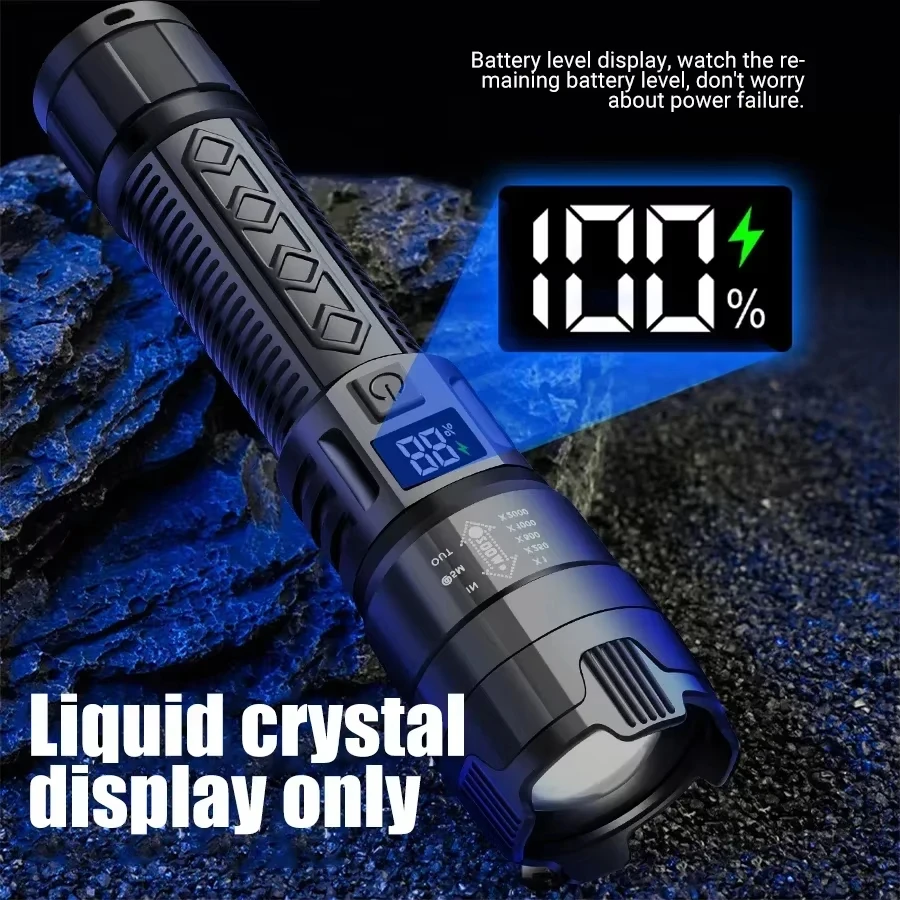 ไฟฉาย LED ยุทธวิธี 2000LM ชาร์ - Outdoor Camping And Fishing บทวิจารณ์และราคา