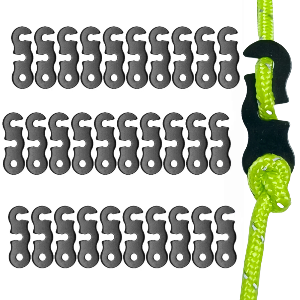ชุดอุปกรณ์รัดเชือกเต็นท์แบบปรั - Outdoor Camping Extension Cord บทวิจารณ์และราคา