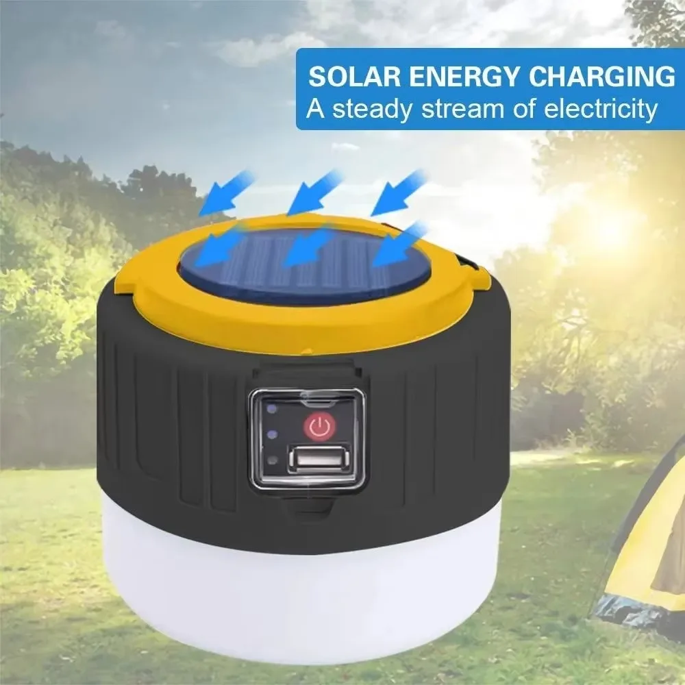 โคมไฟตั้งแคมป์พลังงานแสงอาทิตย - Outdoor Camping And Fishing บทวิจารณ์และราคา
