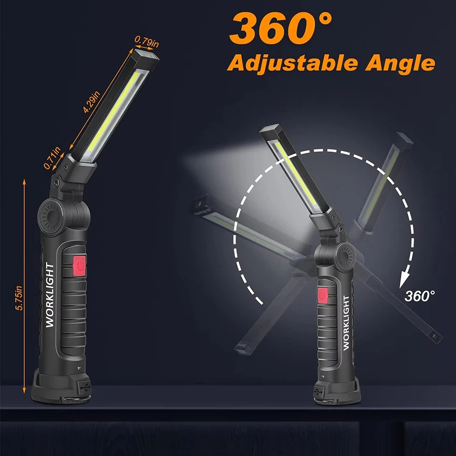 ไฟฉายแม่เหล็กแบบชาร์จไฟได้แบบพ - Outdoor Camping And Fishing บทวิจารณ์และราคา
