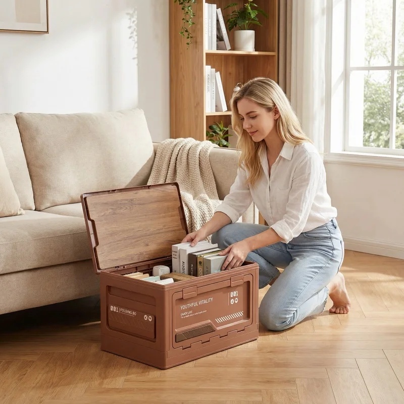 กล่องเก็บของกลางแจ้ง กล่องพับไ - Outdoor Camping Storage Box บทวิจารณ์และราคา
