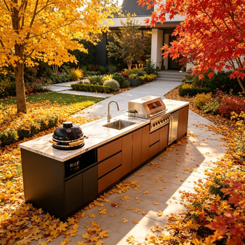 โต๊ะครัวพับได้สำหรับตั้งแคมป์ก - Outdoor Camping Kitchen With Sink บทวิจารณ์และราคา