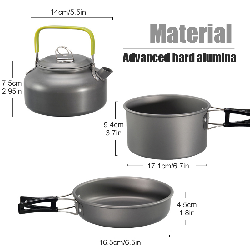 WESTTUNE ชุดเครื่องครัวตั้งแคม - Outdoor Camping Cooking Set บทวิจารณ์และราคา