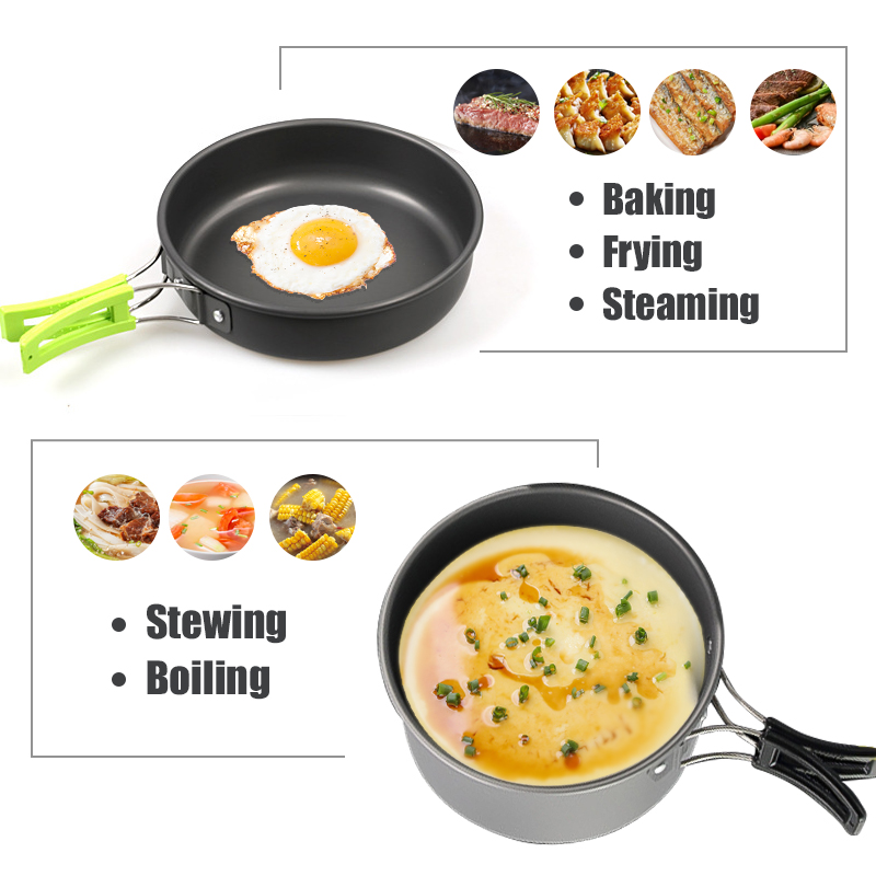 WESTTUNE ชุดเครื่องครัวตั้งแคม - Outdoor Camping Cooking Set บทวิจารณ์และราคา