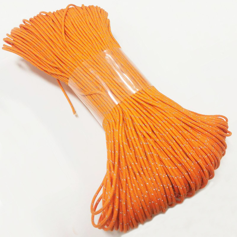 เชือกพาราคอร์ดสะท้อนแสงสีส้มขน - Outdoor Camping Extension Cord บทวิจารณ์และราคา