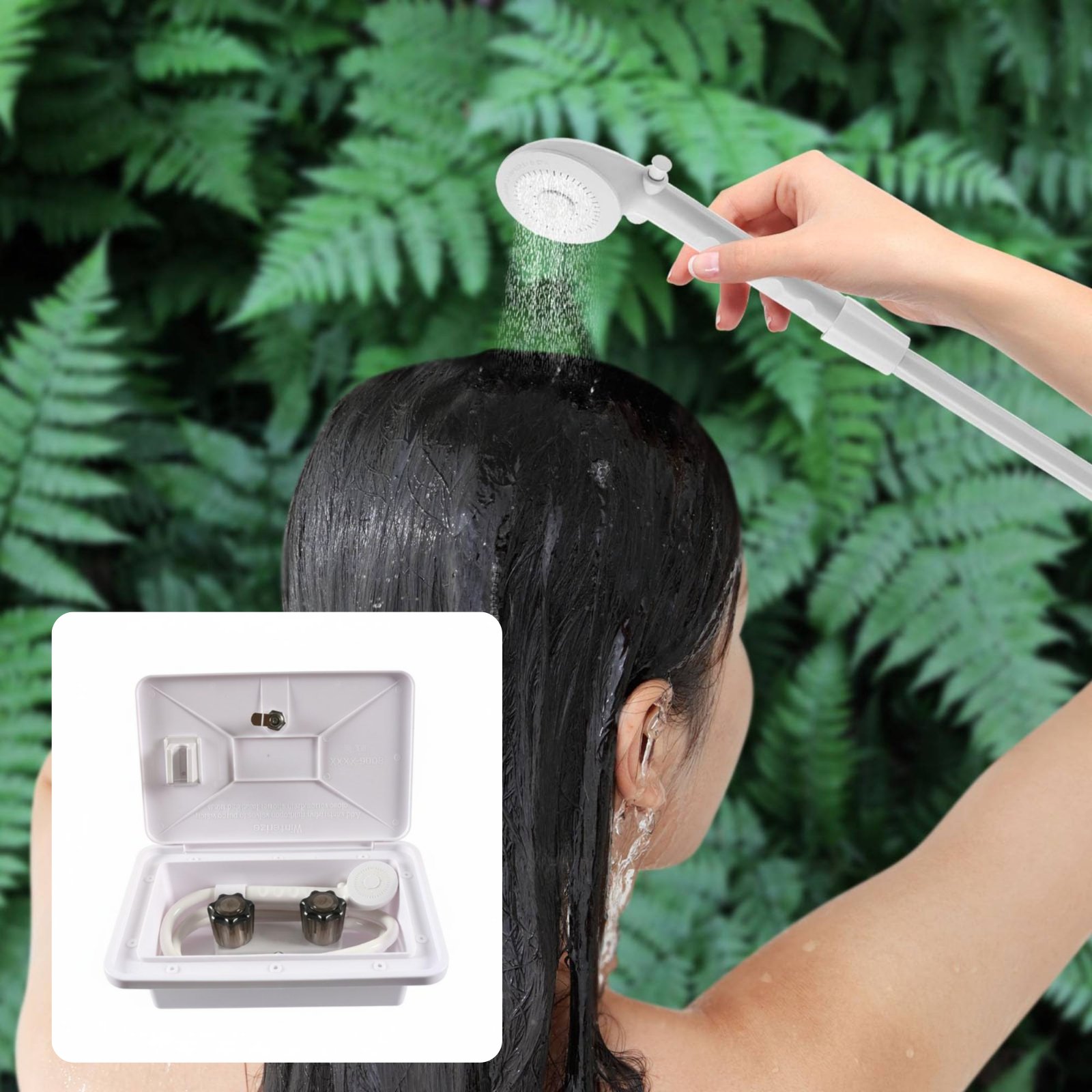 กล่องฝักบัวภายนอกรถบ้าน RV ชุด - Outdoor Camping Showers บทวิจารณ์และราคา