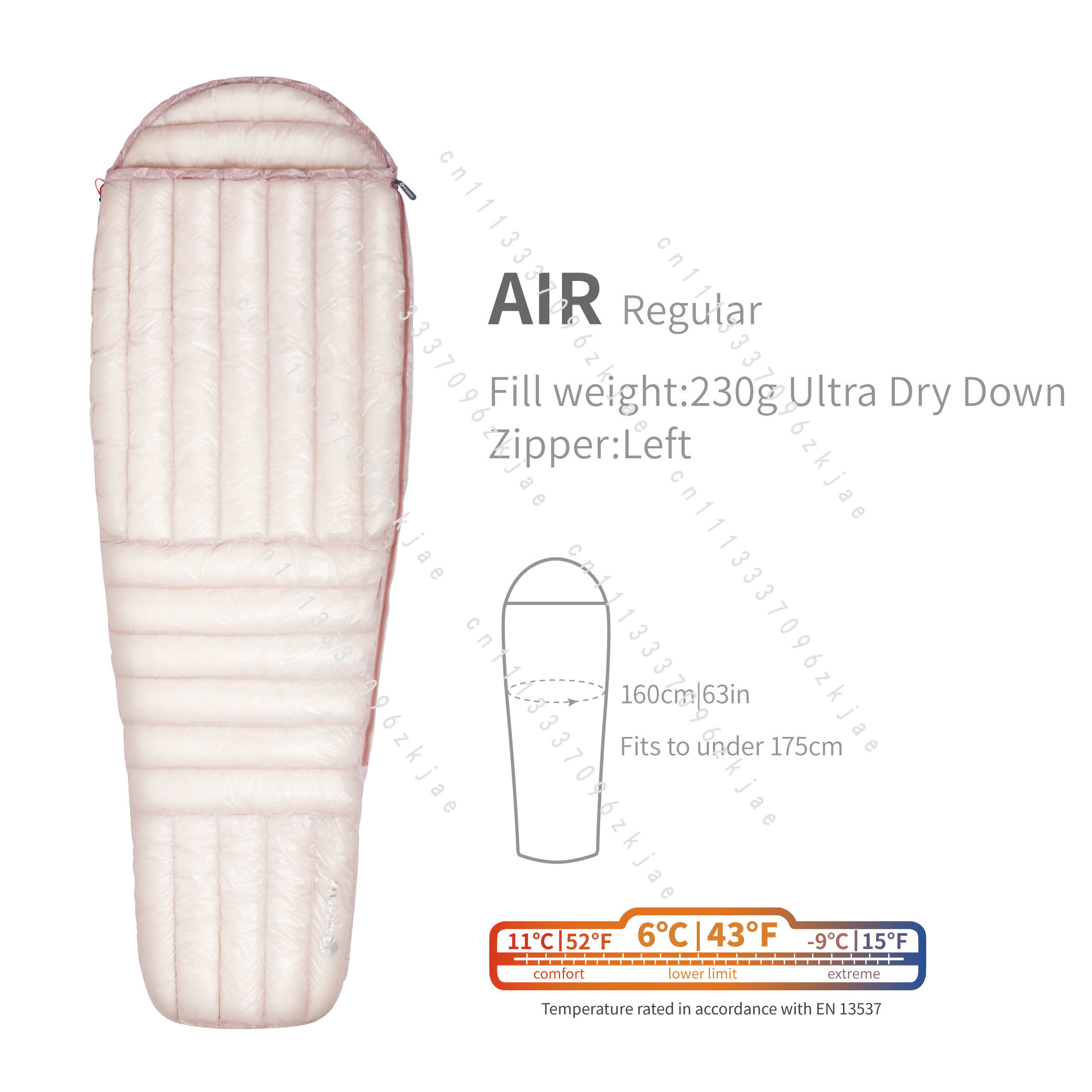 ถุงนอน AIR 10D 800FP Ultra Dry - Ultralight Sleeping Bag บทวิจารณ์และราคา