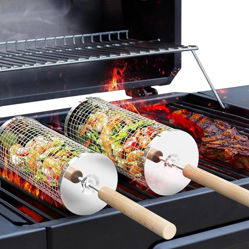 ตะแกรงย่างบาร์บีคิวสแตนเลสทรงก - Outdoor Camping Cooking Set บทวิจารณ์และราคา