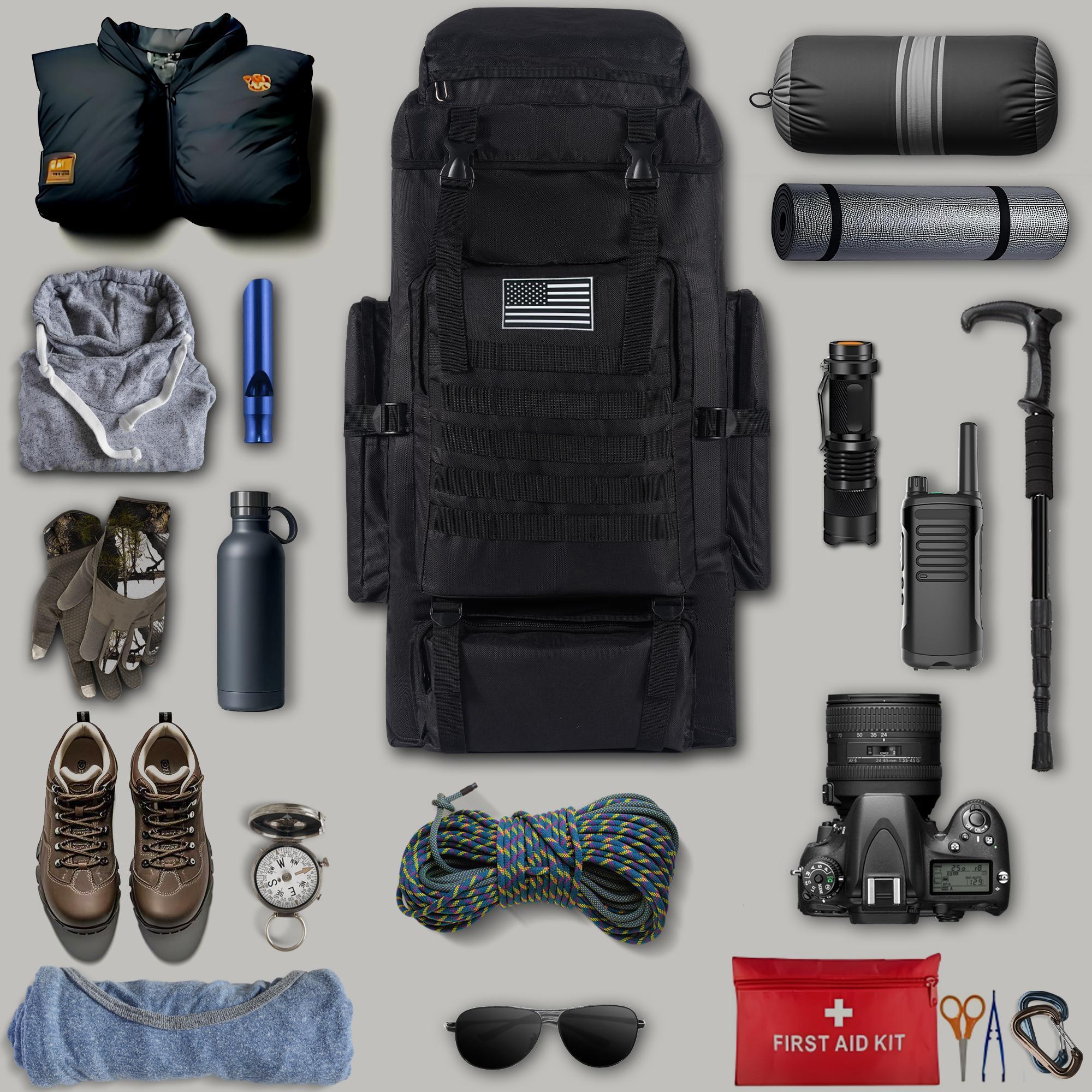 กระเป๋าเป้เดินป่าแบบมืออาชีพขน - Outdoor Camping Backpack บทวิจารณ์และราคา