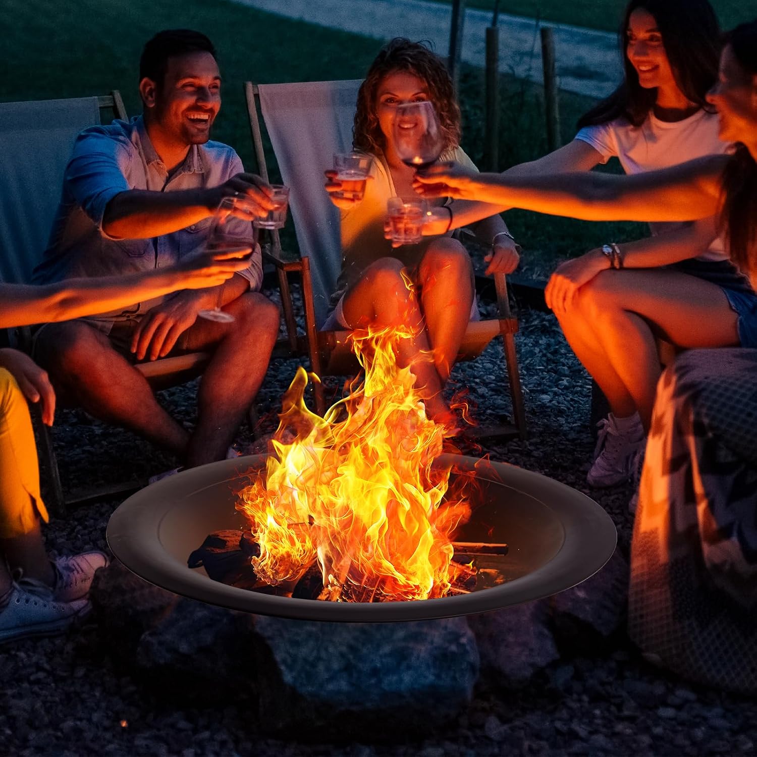 เตาไฟเหล็กขนาด 35 นิ้ว สำหรับใ - Outdoor Camping Fireplace บทวิจารณ์และราคา