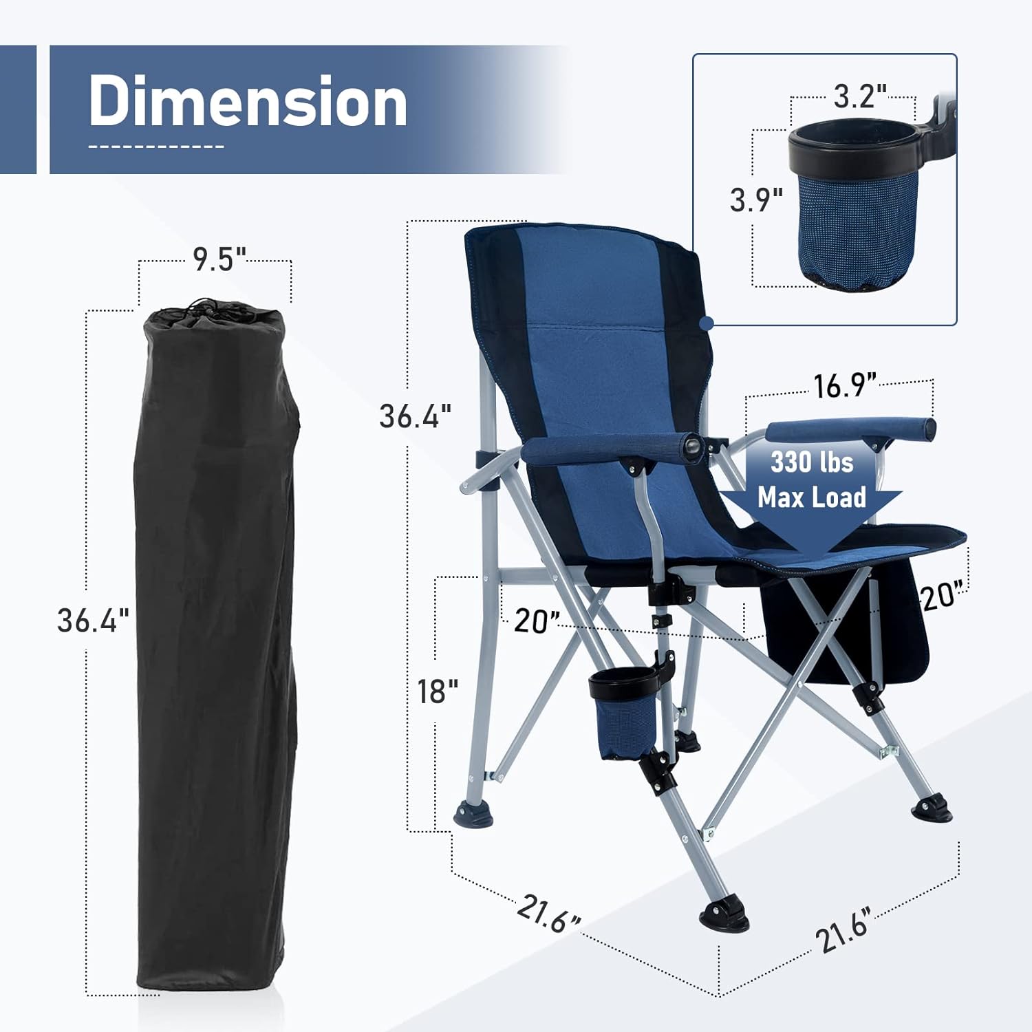 เก้าอี้พับได้สำหรับตั้งแคมป์กล - Outdoor Camping And Fishing บทวิจารณ์และราคา