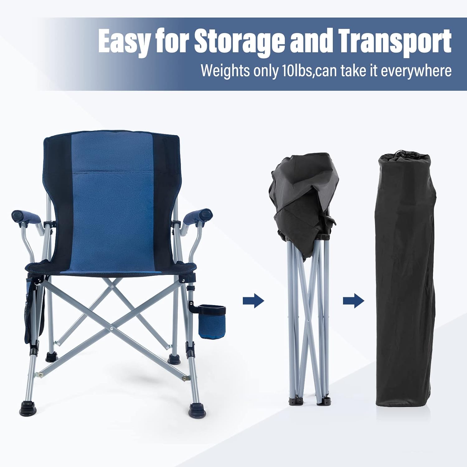 เก้าอี้พับได้สำหรับตั้งแคมป์กล - Outdoor Camping And Fishing บทวิจารณ์และราคา