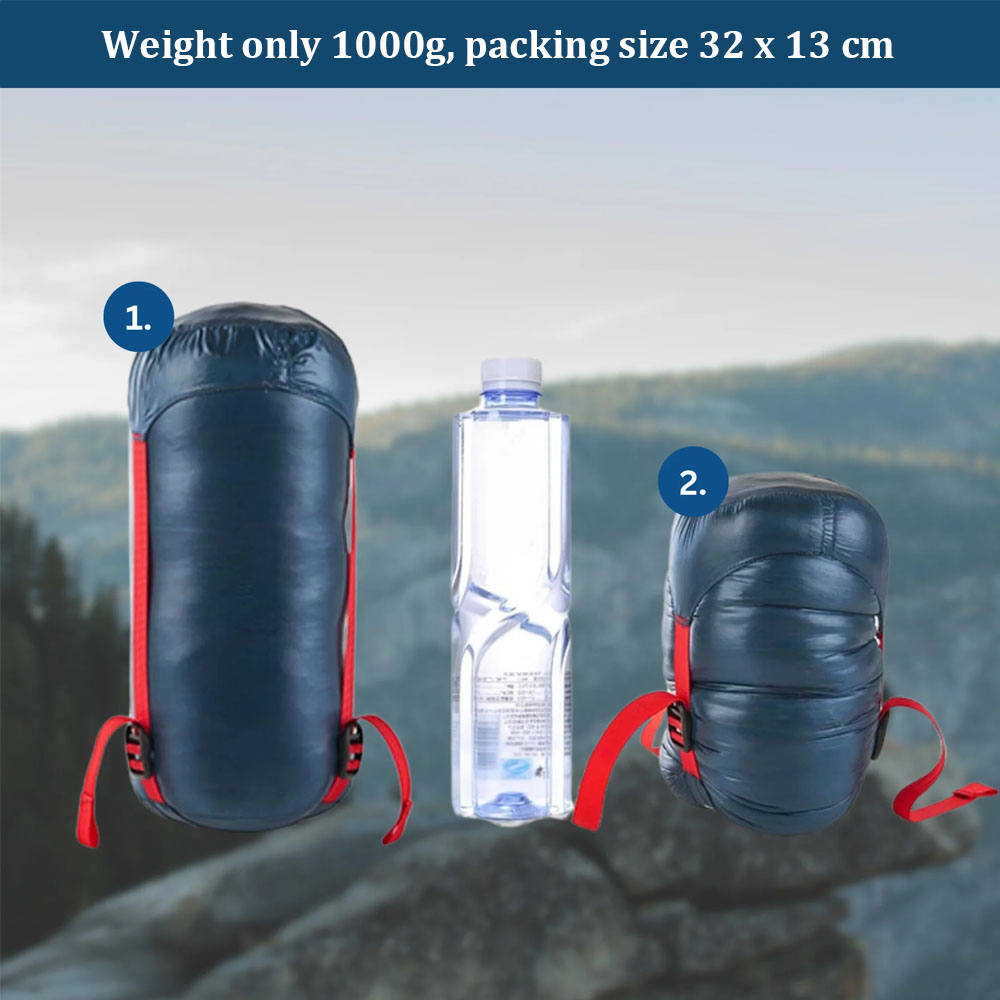 ถุงนอนขนเป็ดน้ำหนักเบาพิเศษ ถุ - Ultralight Sleeping Bag บทวิจารณ์และราคา