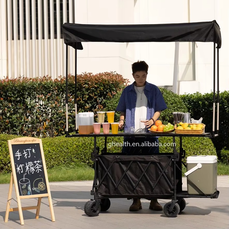 รถเข็นโต๊ะเหล็กพับได้สำหรับแผง - Outdoor Camping Folding Table บทวิจารณ์และราคา