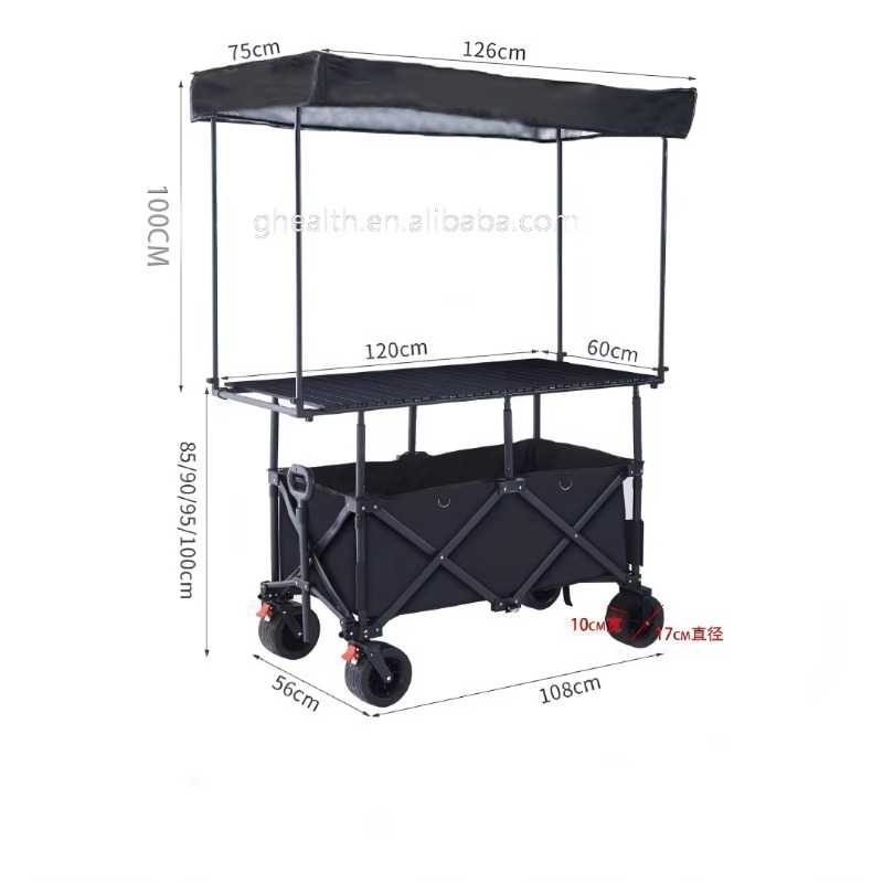 รถเข็นโต๊ะเหล็กพับได้สำหรับแผง - Outdoor Camping Folding Table บทวิจารณ์และราคา