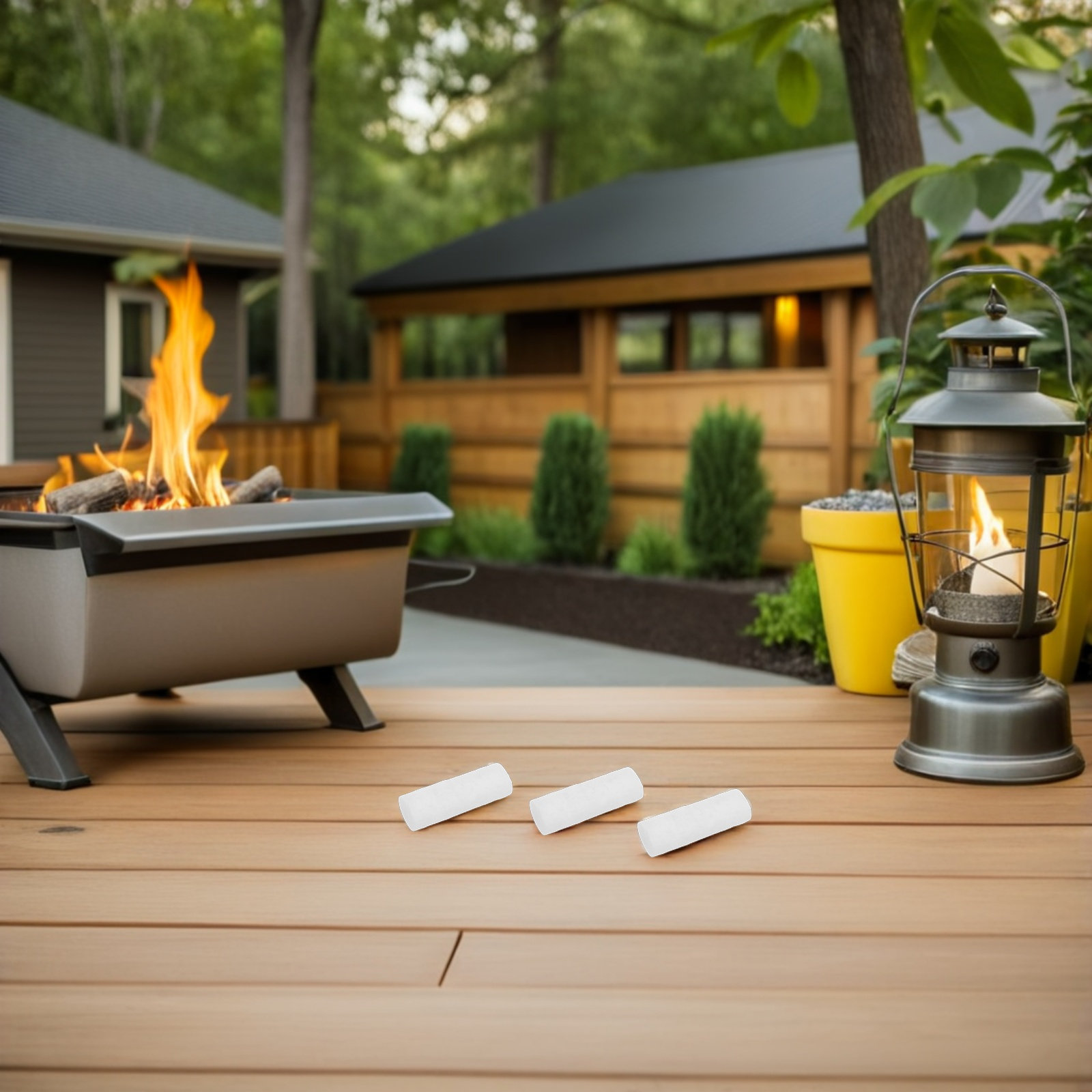 แท่งฝ้ายจุดไฟสำหรับตั้งแคมป์กล - Outdoor Camping Fireplace บทวิจารณ์และราคา