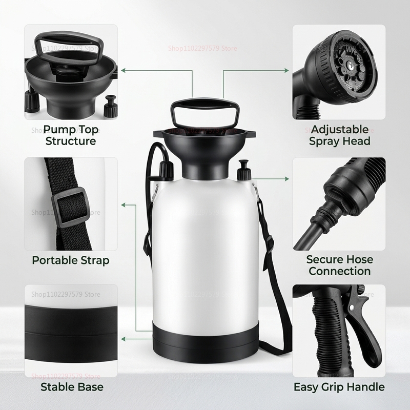 ฝักบัวพกพาสำหรับตั้งแคมป์ 5 ลิ - Outdoor Camping Backpack บทวิจารณ์และราคา