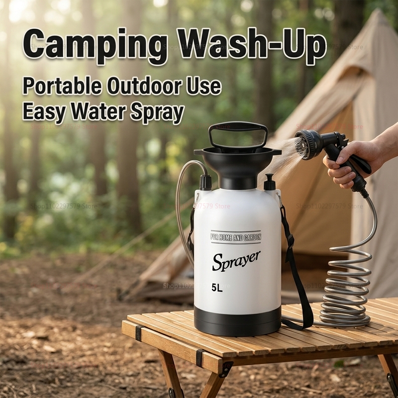 ฝักบัวพกพาสำหรับตั้งแคมป์ 5 ลิ - Outdoor Camping Backpack บทวิจารณ์และราคา