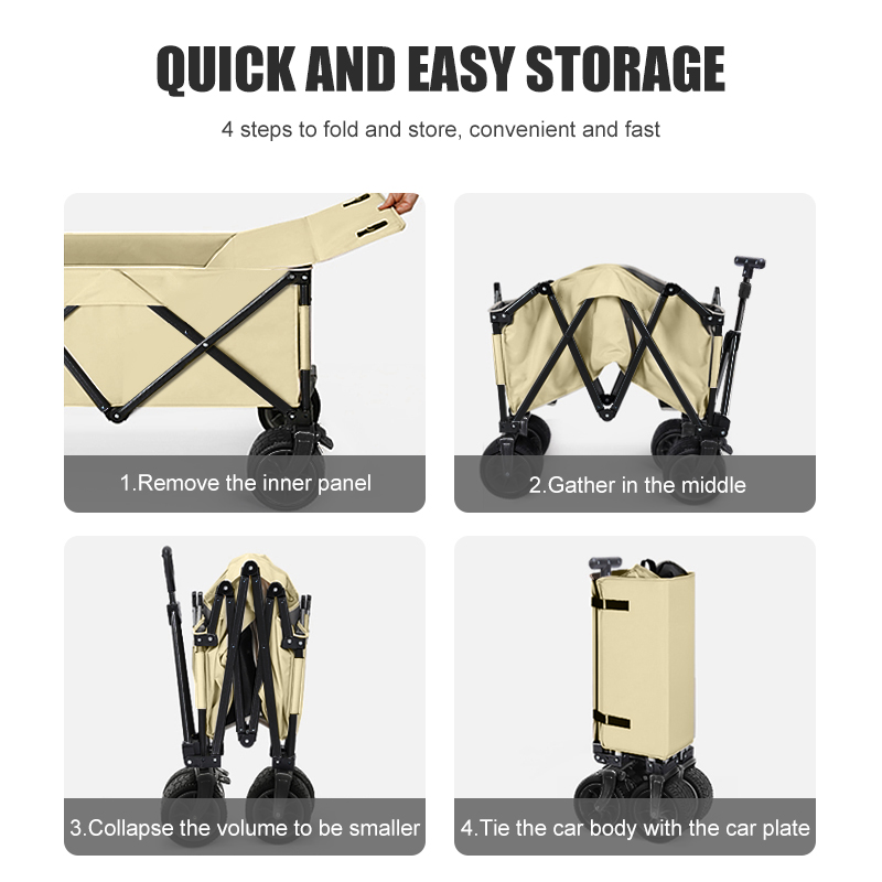 รถเข็นพับได้สำหรับตั้งแคมป์กลา - Outdoor Camping Folding Table บทวิจารณ์และราคา
