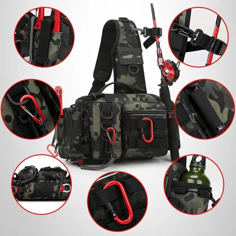 กระเป๋าคาดเอวแบบยุทธวิธีสำหรับ - Outdoor Camping Storage Box บทวิจารณ์และราคา